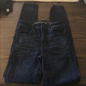 3/$30 High waisted dark wash jeans